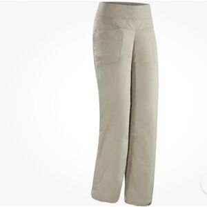 Arc'Teryx Women’s Spadina Linen Wide Leg Relaxed Fit Cropped Pants Size 8